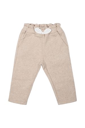 pantalone in cotone beige CHLOE' KIDS | C20301C03